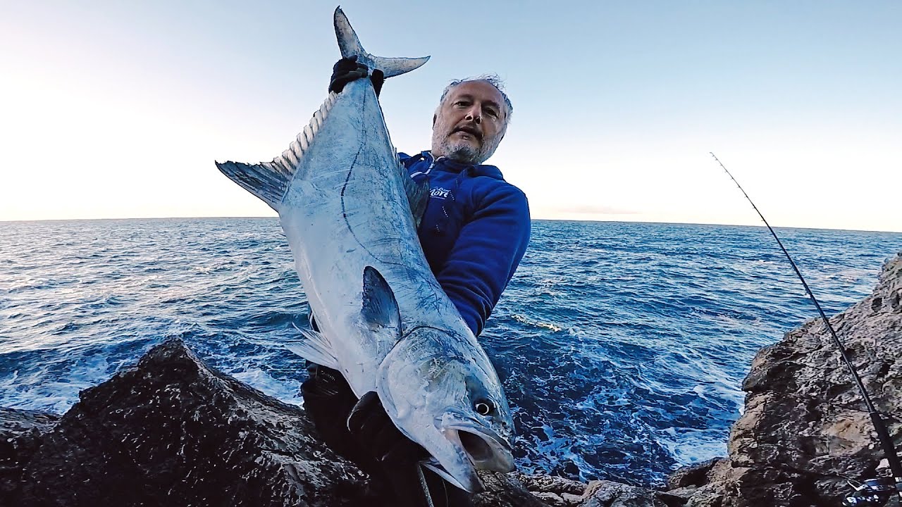 Dentex & BIG Leerfish | Shore jigging between the storms