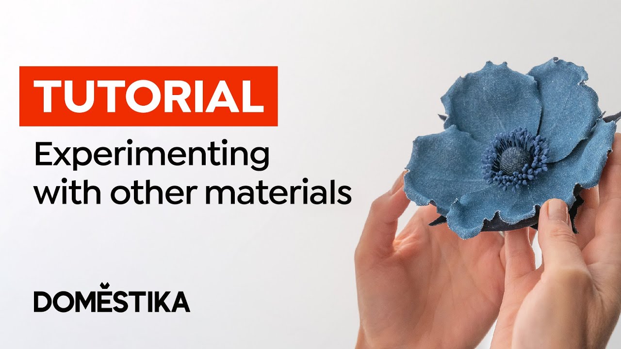 DIY Fabric Flower Tutorial: Explore Different Materials with Svetlana Faulkner | Domestika English