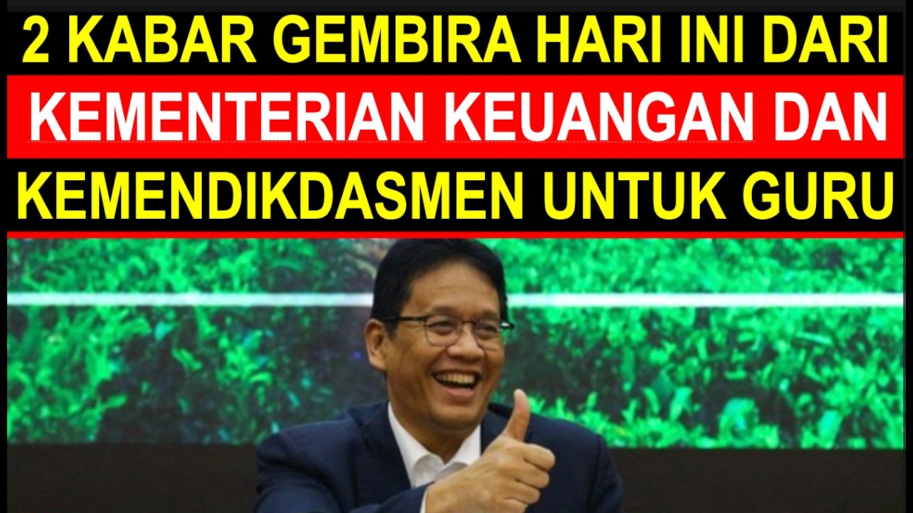 Breaking news 2 kabar gembira pencairan THR 2026 dan tunjangan sertifikasi guru SKTP bulan Februari