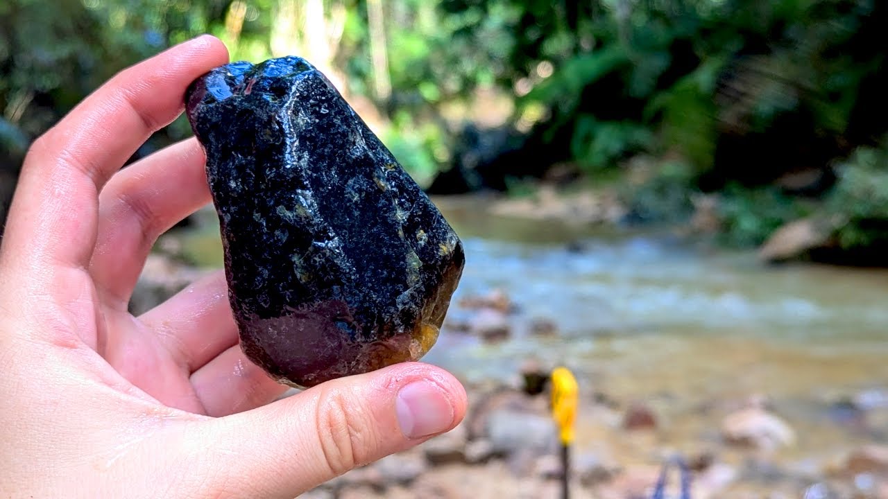 Australian Gemstones! Wading Through a Rainforest Stream for Gorgeous Australian Smoky Quartz!