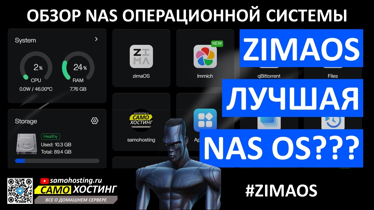 ZimaOS - лучшая NAS OS? Обзор операционной NAS системы.