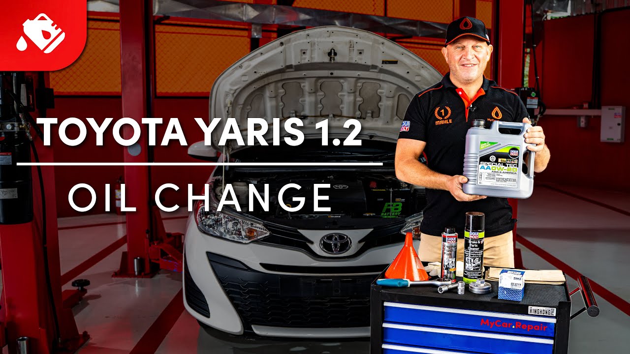 Vlog 05 with William - How to change the Engine Oil on the Toyota Yaris