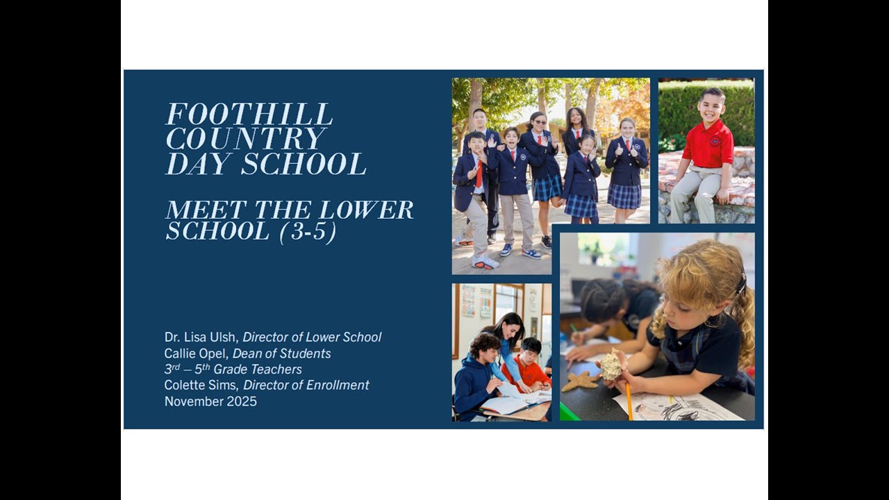 Evening Panel Series - Meet Our 3rd-5th Grade Teachers