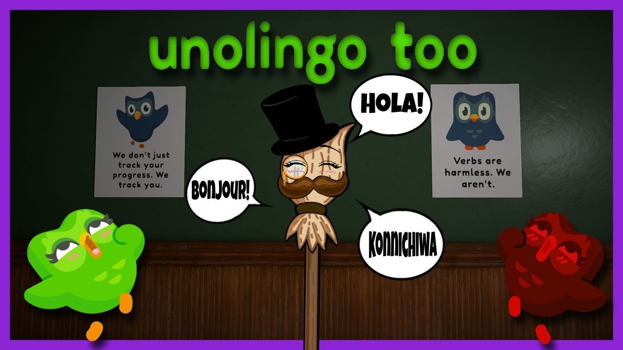 Duolingo Bird Don't Play About Their Streaks! | Unolingo Too