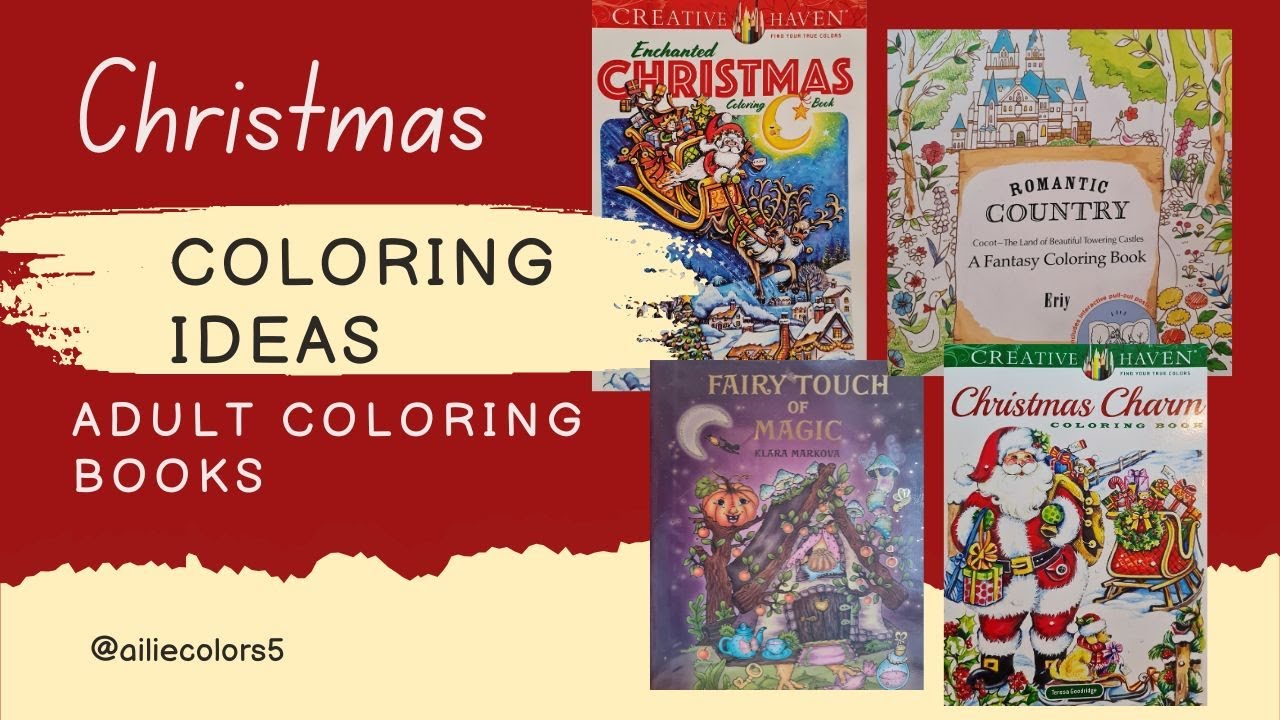 2024 Christmas Colouring Pages for Adults | Relax & Color Away | Christmas Coloring Book Collection