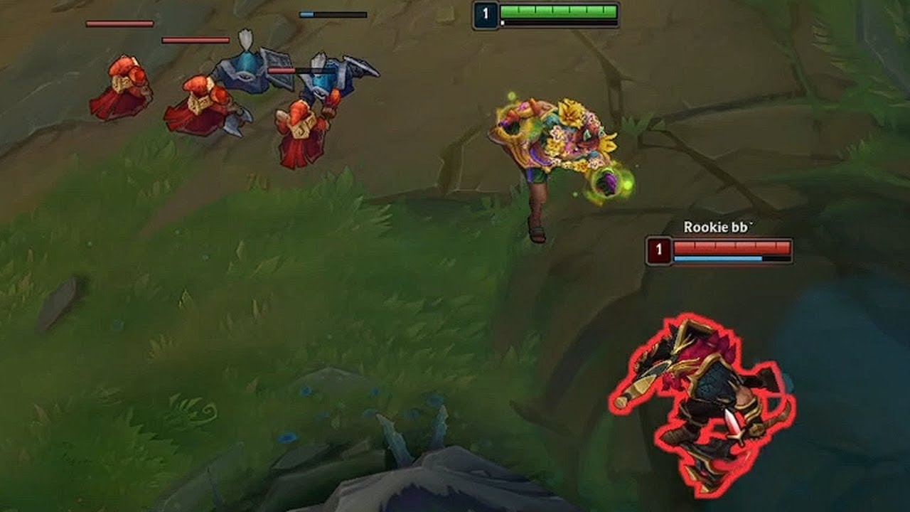 lvl 1 Olaf vs. lvl 1 Sett