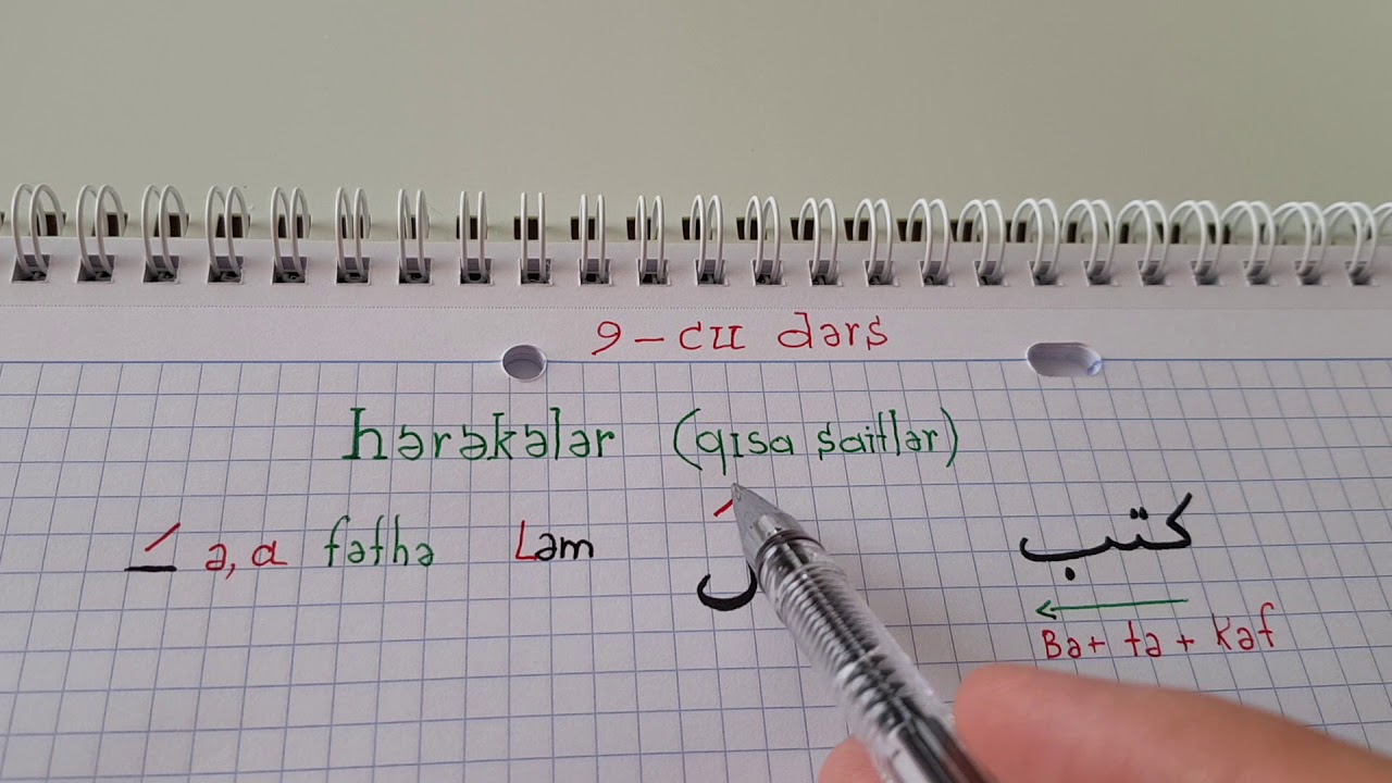 Hacı Fəxrəddin Quran dərsləri 9-cu dərs ( Hərəkələr)