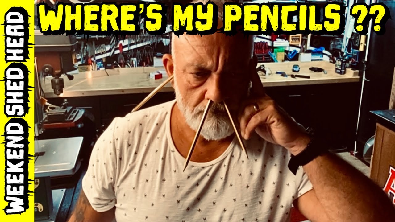 My workshop pencil management system & hack & sharpening