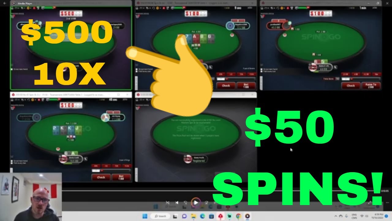 CRUSHING THE $50 SPINS ON POKERSTARS ONTARIO!! $500 SPIN