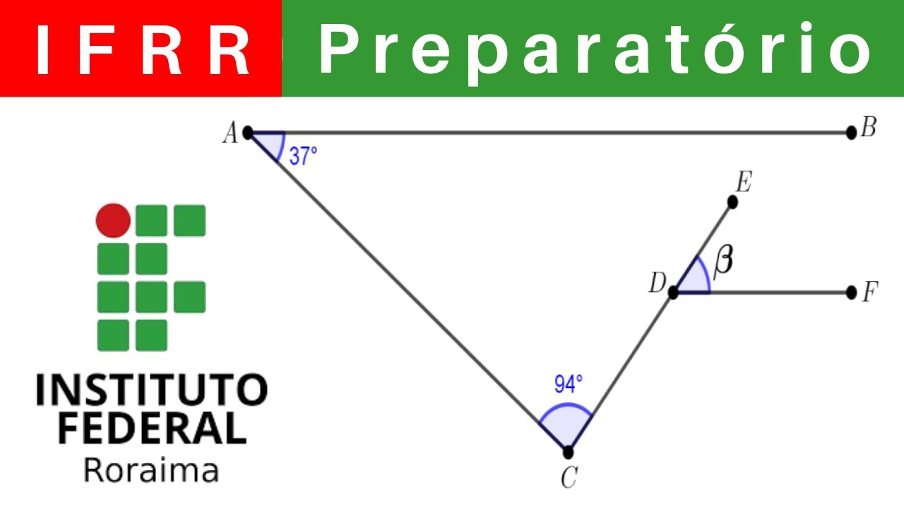 IFRR 🔴 Curso Preparatório 2025/2026 de MATEMÁTICA #IFRR Técnico Integrado ao Ensino Médio @BoraIF