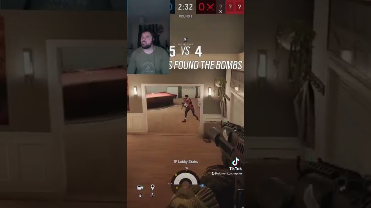 And he uses no hacks! #comedygaming #funny #youtubegaming #rainbowsix #rainbowsixsiege