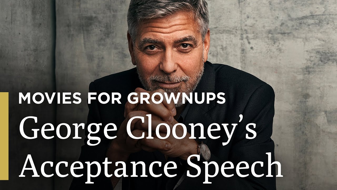 George Clooney's Acceptance Speech | Movies for Grownups® Awards 2021 | Great Performances on PBS