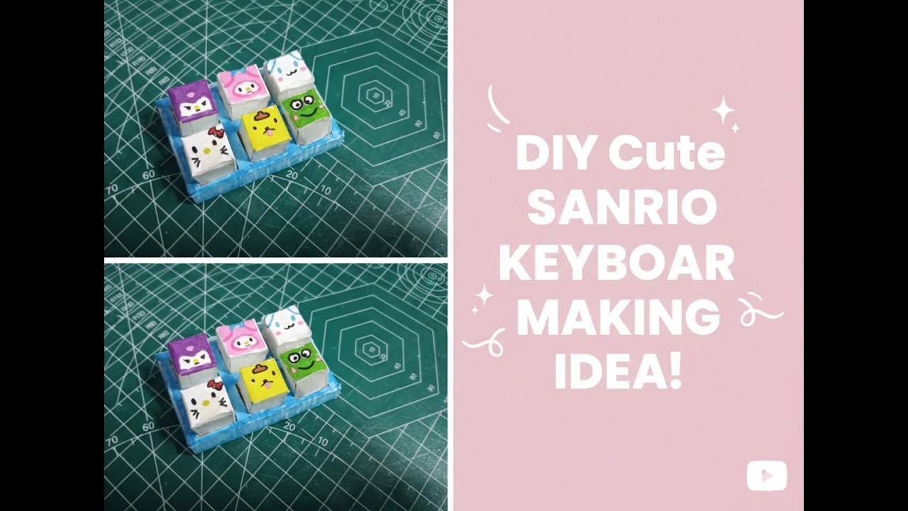 DIY Cute Sanrio Keyboard