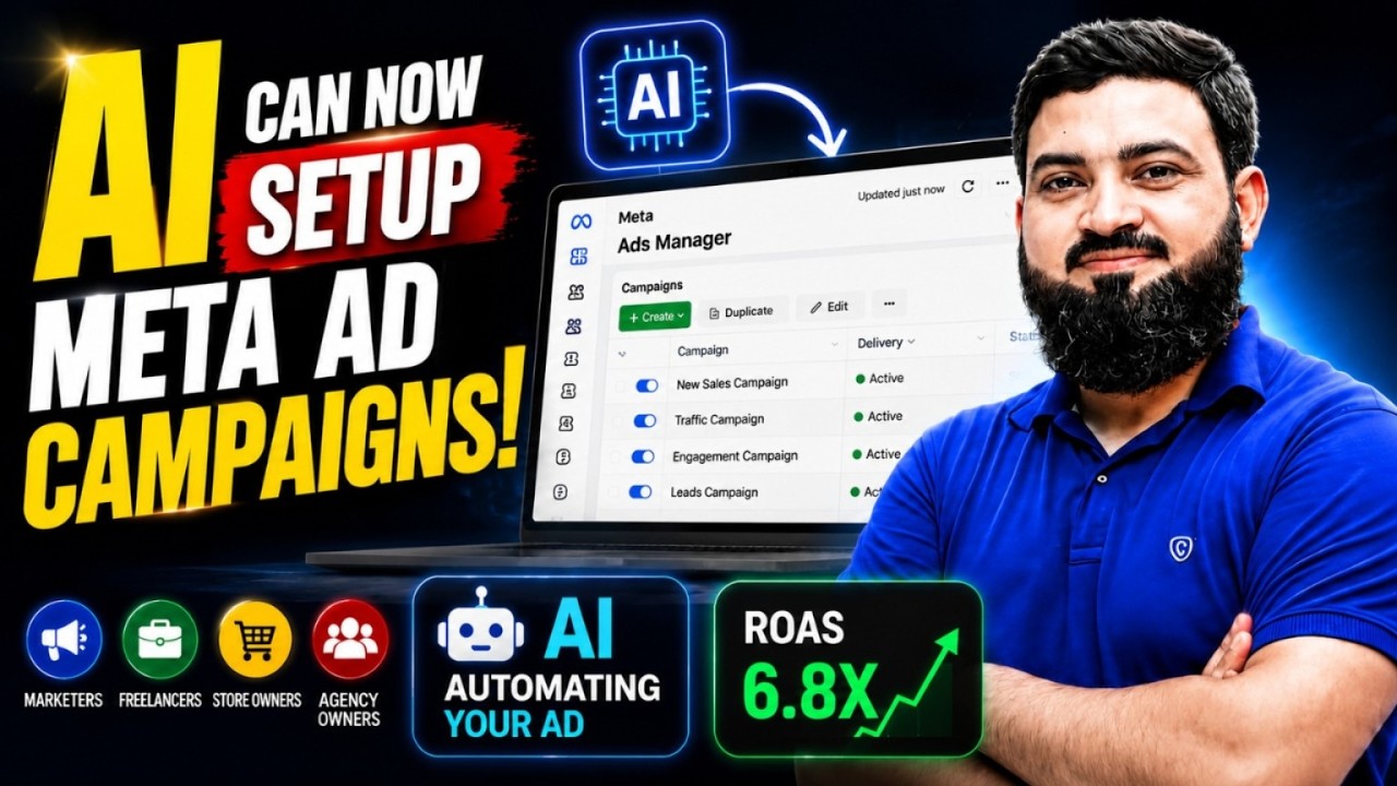 AI Can Now Set Up Meta Ads Campaigns? 🤯 Full Practical Demo