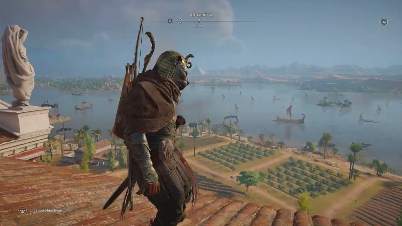Assassin's Creed: Origins open World Free Roam Gameplay