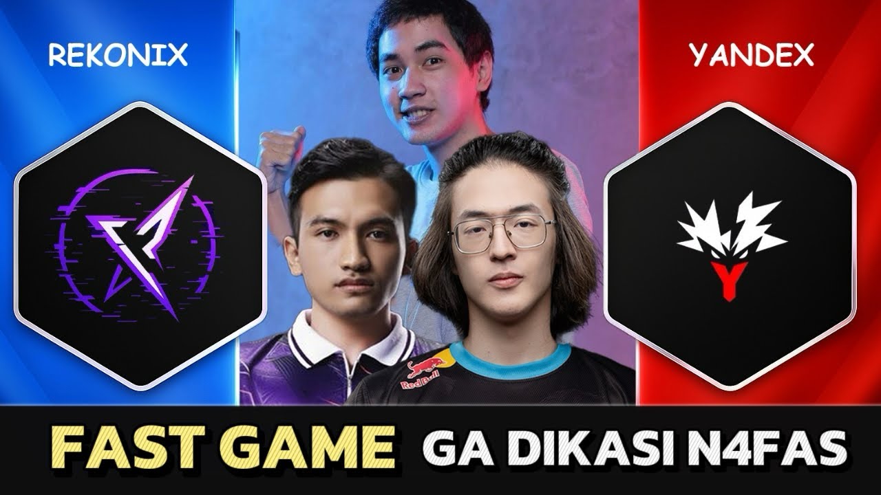 FAST GAME GA DIKASIH N4FAS CUY - REKONIX VS YANDEX BS 6 GROUP STAGE DOTA 2