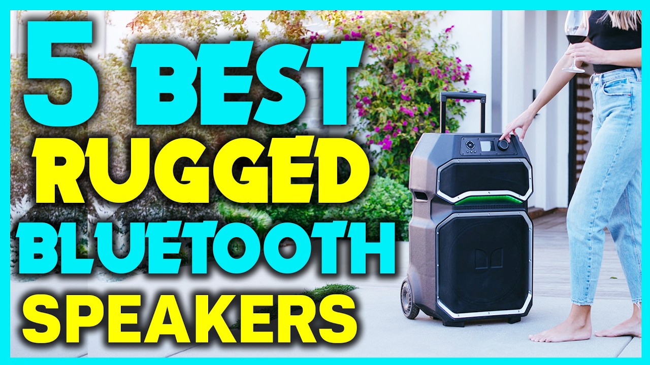 ✅Top 5 : Best Portable Rugged Bluetooth Speaker - Best Waterproof Bluetooth Speakers