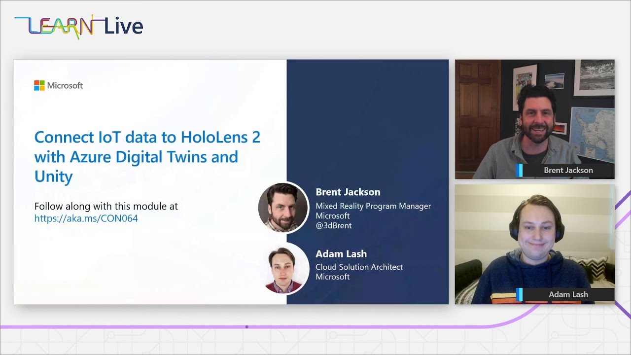 Connect IoT data to HoloLens 2 with Azure Digital Twins and Unity | CON064