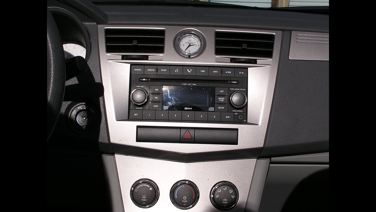 Снятие автомагнитолы Chrysler Sebring = ПОМОЩЬ с автомагнитолой