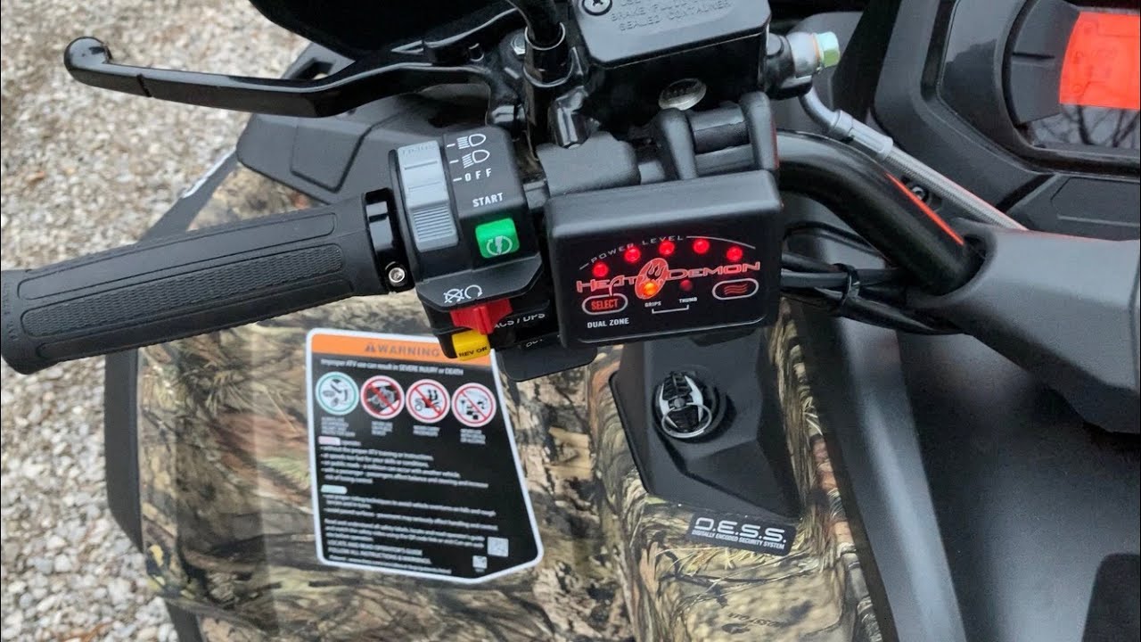 2021 Can Am Outlander Heated Grip  Installation (Heat Demon)