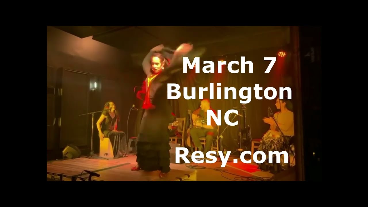 Flamenco & Dinner at Tanner's Wine Bar, Burlington, NC. March 7, 2026