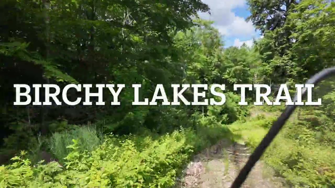 Summer Ride On Birchy Lakes Trail