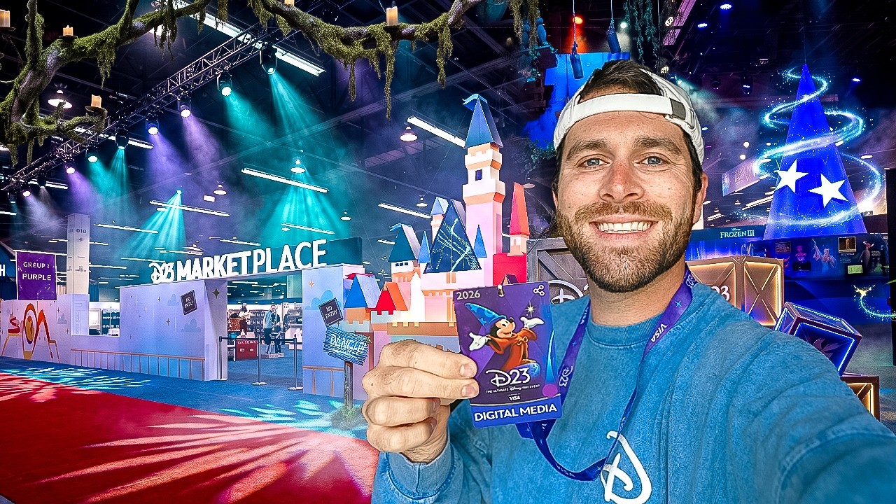 Внутри D23 2026: ГРОМКИЕ новости о парках Disney, новые макеты парков и шоу! День 1 на D23