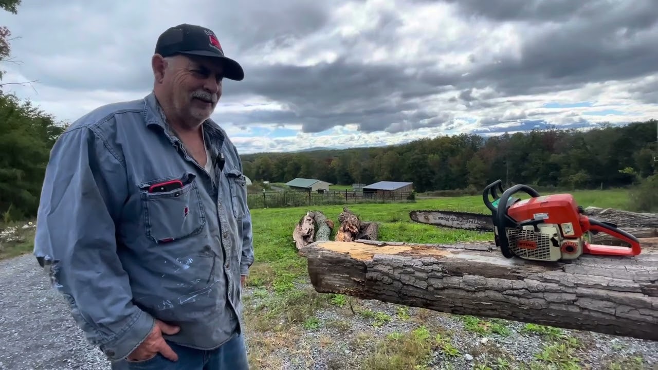 Firewood Bucking Ugly Wood with a Stihl 029 Super! #431
