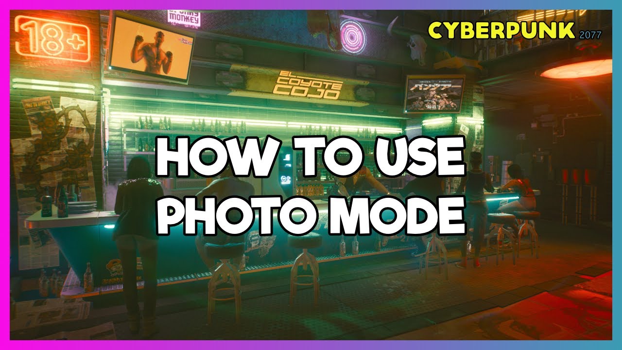 Cyberpunk 2077 - How to use Photo Mode