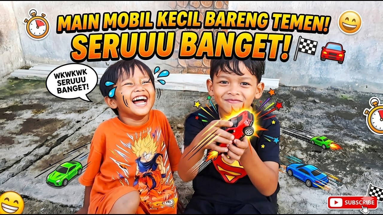 MOBIL KECIL SERUU | AZZAMY TV #permainananak #mobilegame