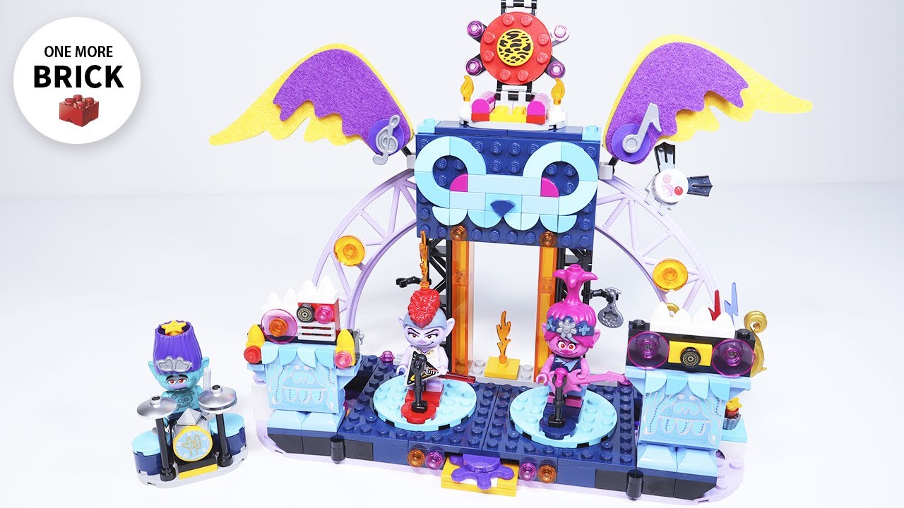 LEGO Trolls Volcano Rock City Concert 41254 - LEGO Speed ​​Build