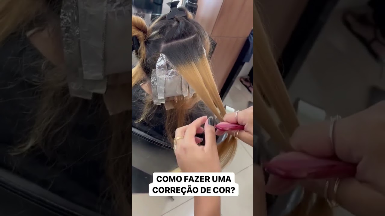 Para voc&ecirc; que tem d&uacute;vida na hora de fazer um retoque de mechas vai a&iacute; esse dica #t&eacute;cnicas #mechas