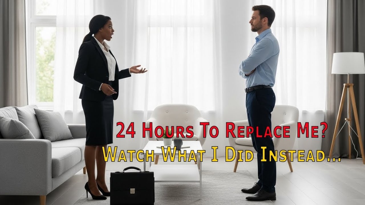 He Bragged  ‘I Can Replace You In 24 Hours!’ — My Next Words Crushed Him