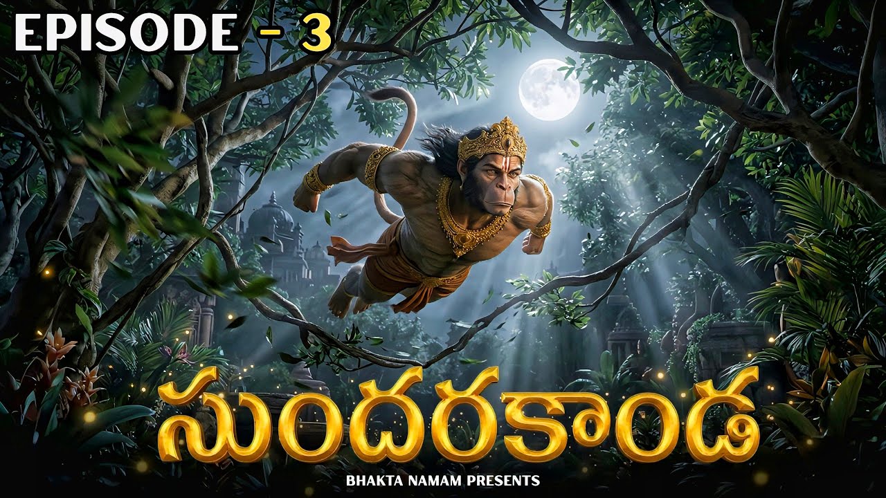 సీతమ్మ జాడ కనిపెట్టగలరా? | Sundarakanda Episode - 3 | Ramayanam in Telugu