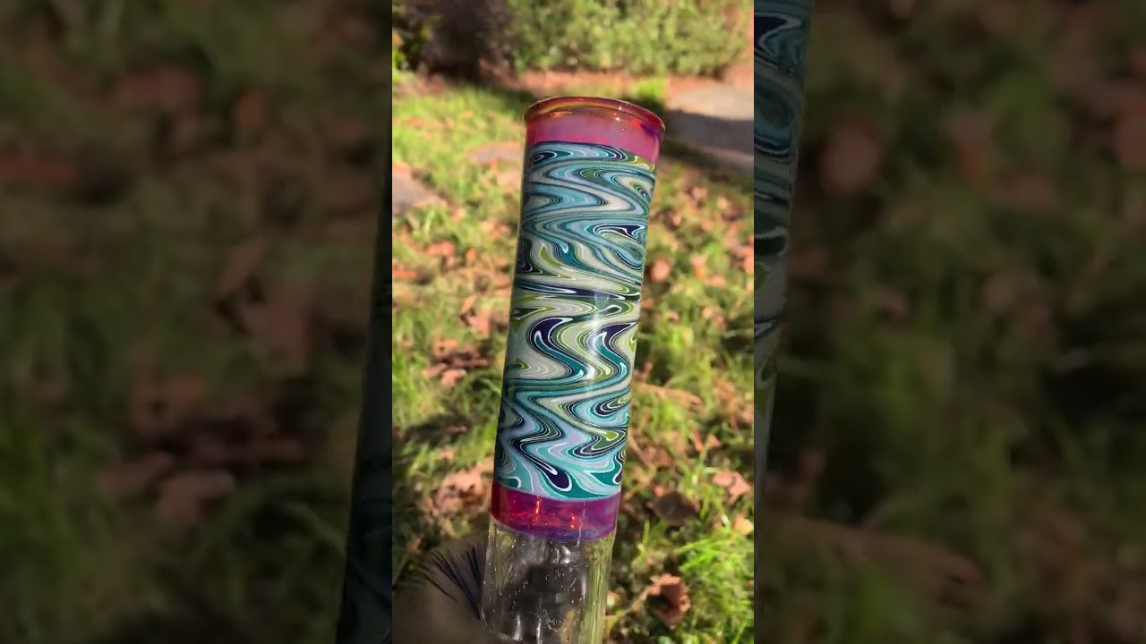 Worked Gridcap with Matching Slide #18mm #glassart #headyart #heady #420 #420daily #stonerfam