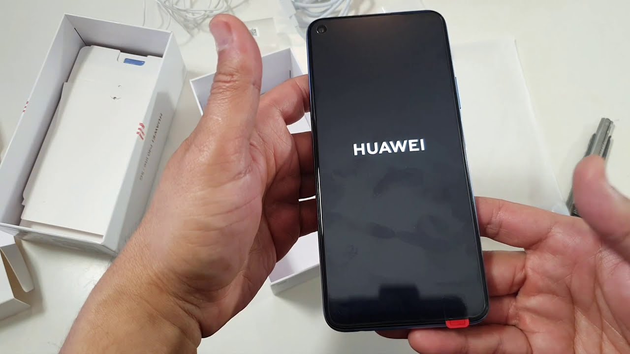 Unboxing Huawei P40 lite 5G