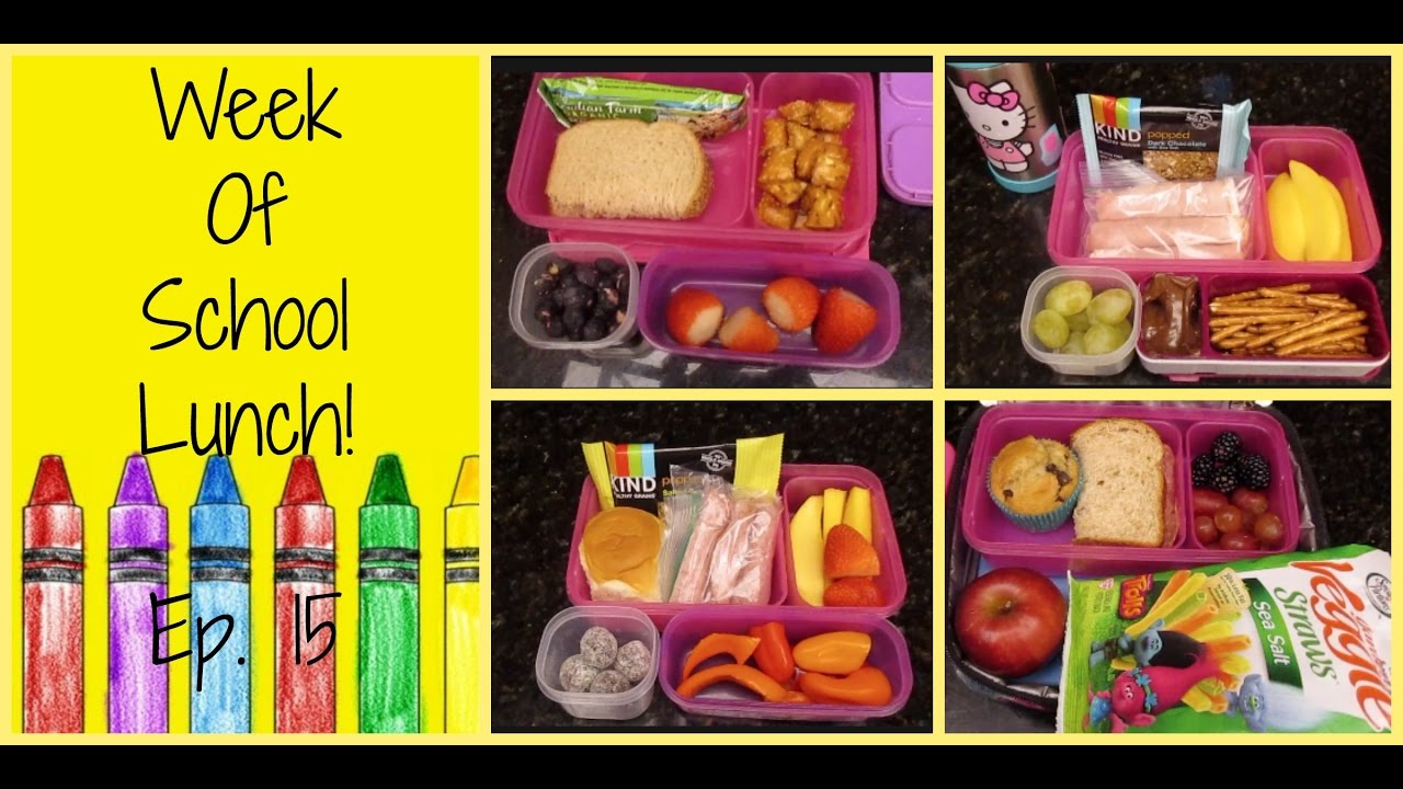Week of School Lunches + What She Ate! Ep. 15