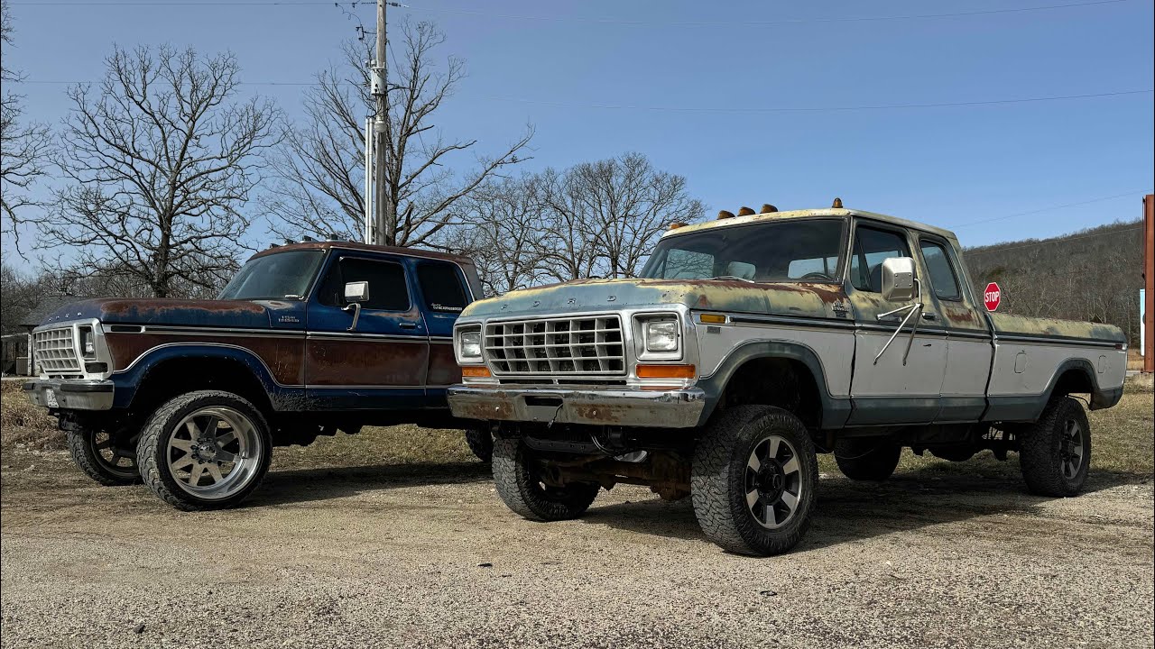 ITS DONE!! 1979 f350 7.3 6 speed superduty BODYSWAP (PART 7)