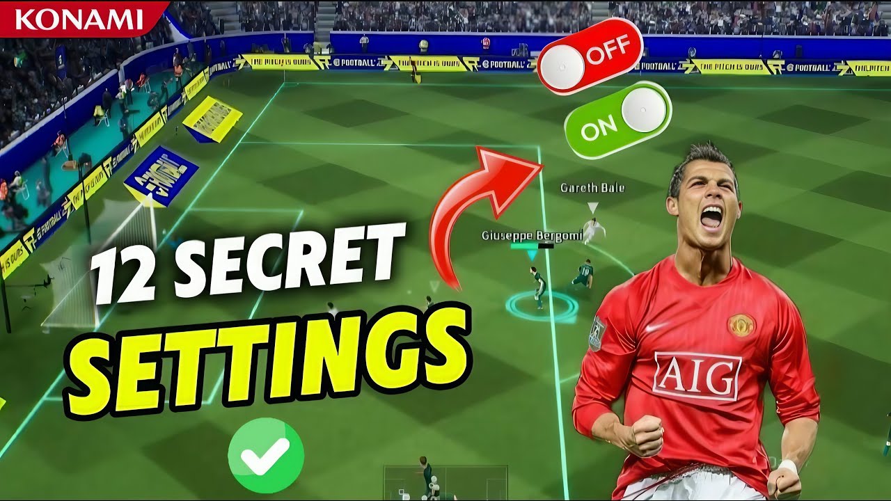 12 Secret Settings You MUST Change in eFootball 2026 Mobile 🎮 (Best Tips & Tricks)