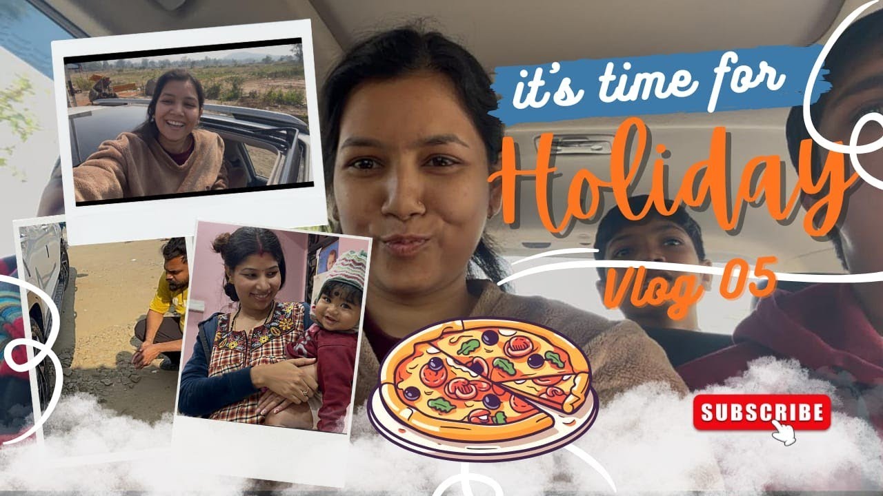 Trying homemade pizza for the first time 🍕🍕 holiday vlog 5 of 7