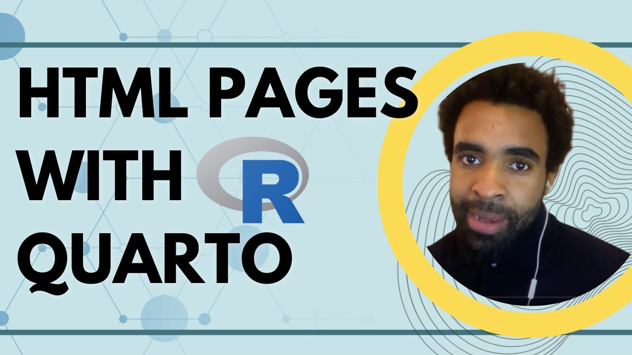 Создание HTML-документов с помощью R и Quarto | Урок 2, Веб-сайты и панели мониторинга с помощью R