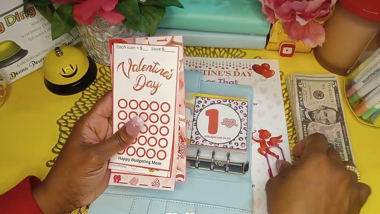 Happy Galentine's Day❤️💸🩷1st FREEBIE FRIDAY Pen-Pal BESTIE Savings💸🎲 / SAVING For Sinking Funds❗