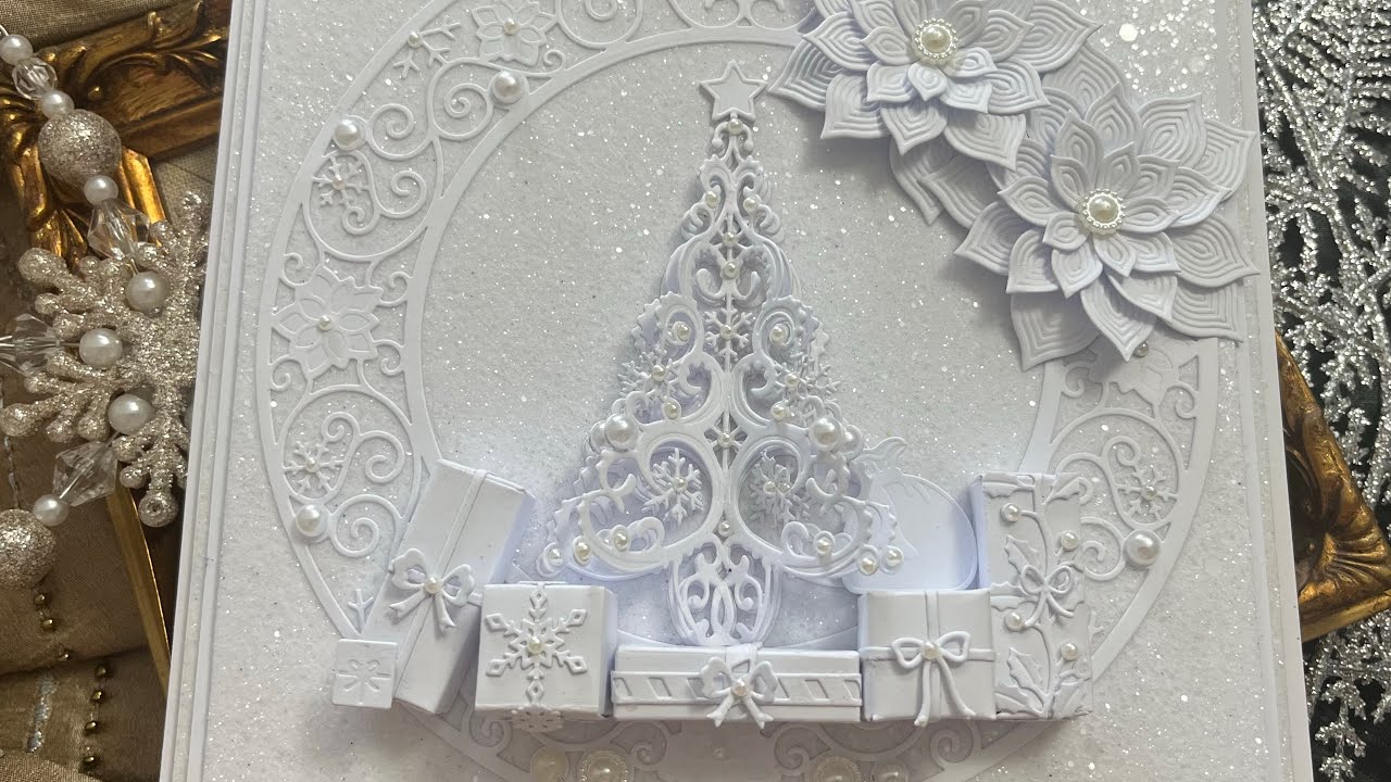 Creative Expressions ~ A White Christmas ~ Card Making Tutorial With Jamie Rodgers