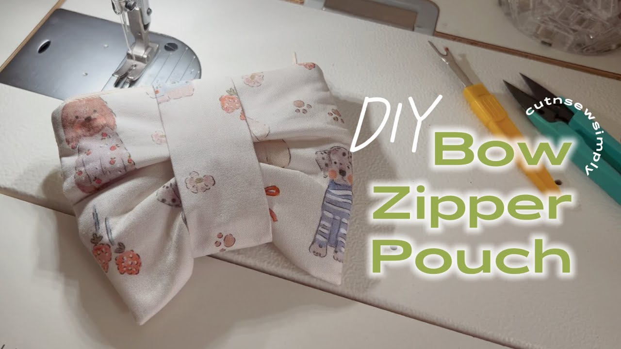 How to Sew a Zipper Pouch Fast? 2 Hours Only Beginner Friendly Tutorial by cutnsewsimply