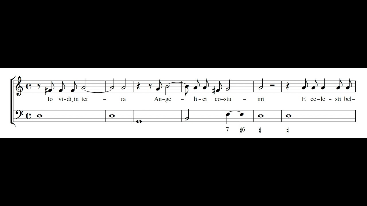 MARCO DA GAGLIANO: Io vidi in terra angelici costumi PDF SCORE