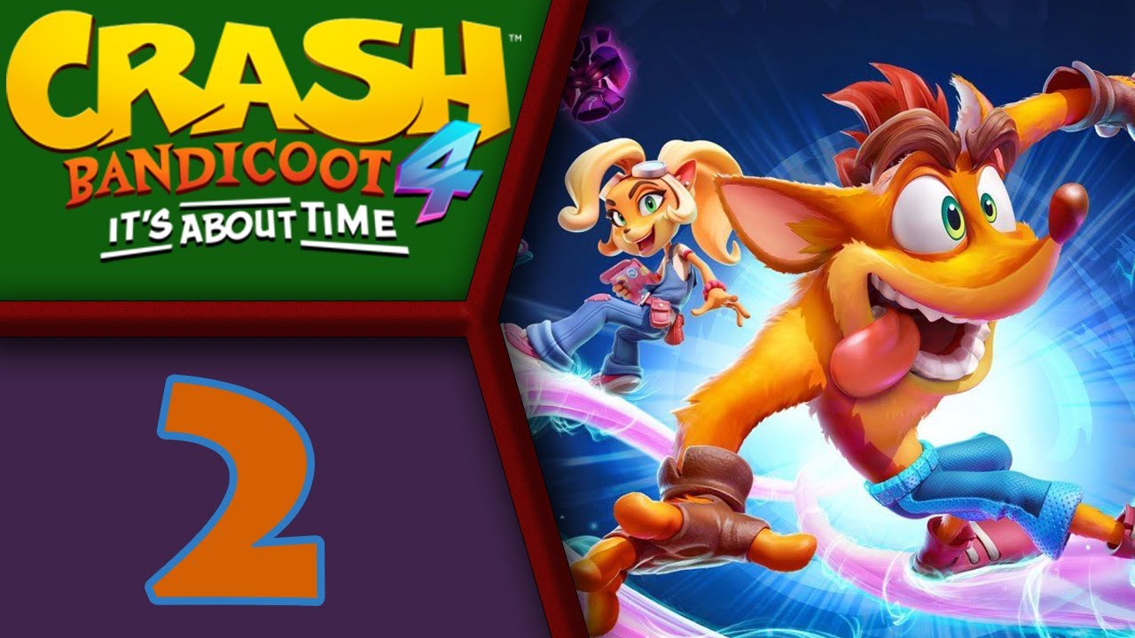 Crash Bandicoot 4: It's About Time, прохождение, часть 2 — Дорожная ярость и бой с боссом на крут...