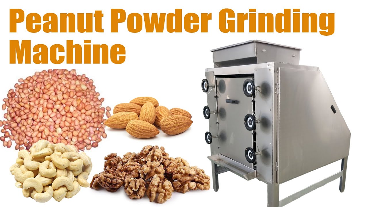 Peanut Powder Grinding Machine | Groundnut Powder Making Machine for Grinding Peanuts, Cashews