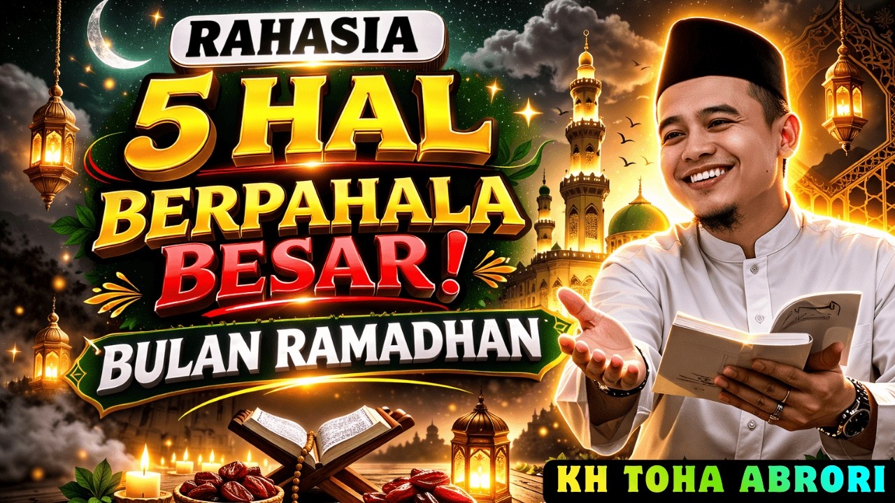 ⃣ 🔴 Subhanallah! Rahasia Pahala Besar! Hanya dengan Melihat 5 Hal Ini | KH Toha Abrori Terbaru
