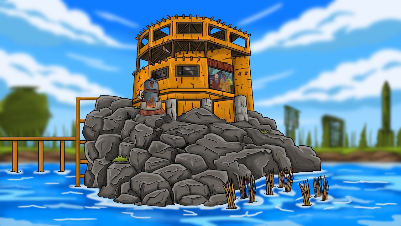 I Tried Surviving Rust Solo From an Ocean Rock Base...