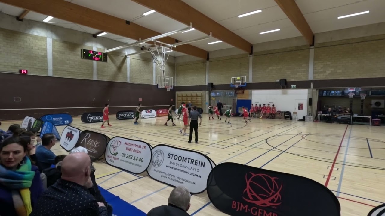Elektrooghe Gembas vs. Antwerp Giants U14A 1/4 Finale B.V.V.